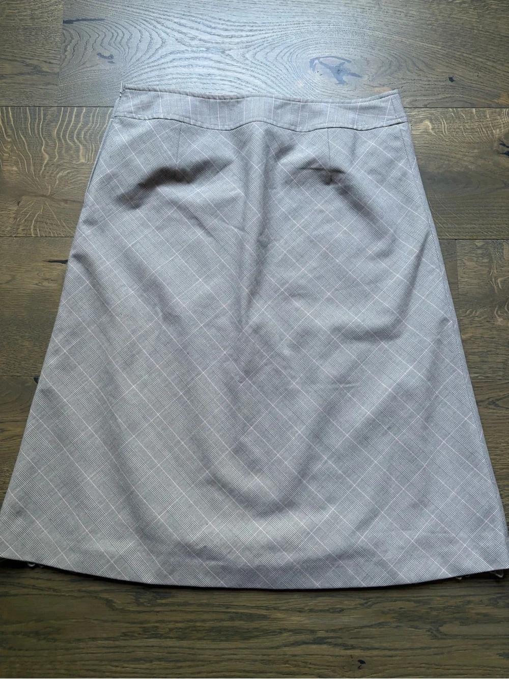 Y2K H&M Suit Fitted Skirt & Blazer In Light Gray Size Blazer 8 / Skirt 6